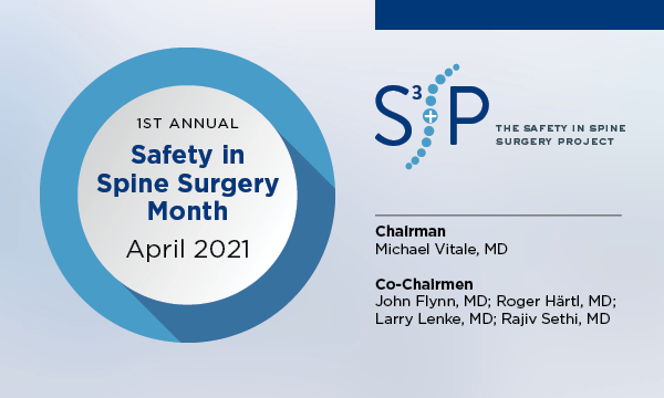 S3P-Safety in Spine Surgery Month