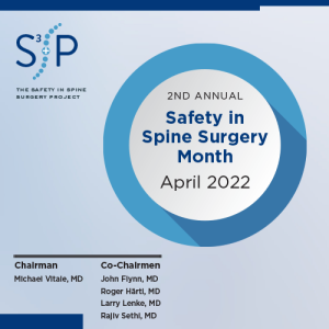 S3P 2nd Annual Safety in Spine Surgery Month