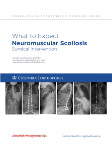 Neuromuscular Scoliosis-What to Expect Book-Cover