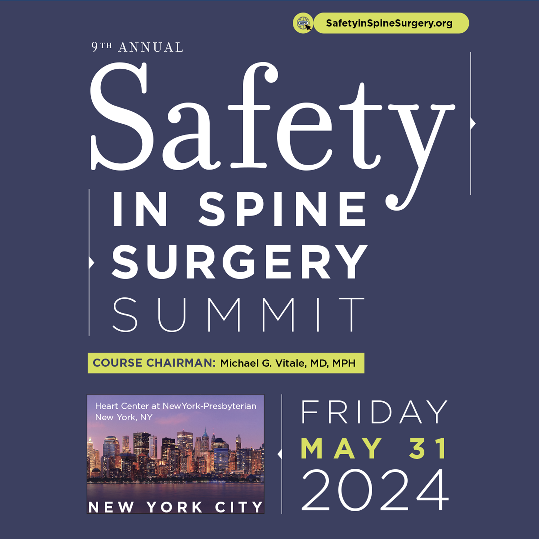 Safety in Spine Surgery-2024