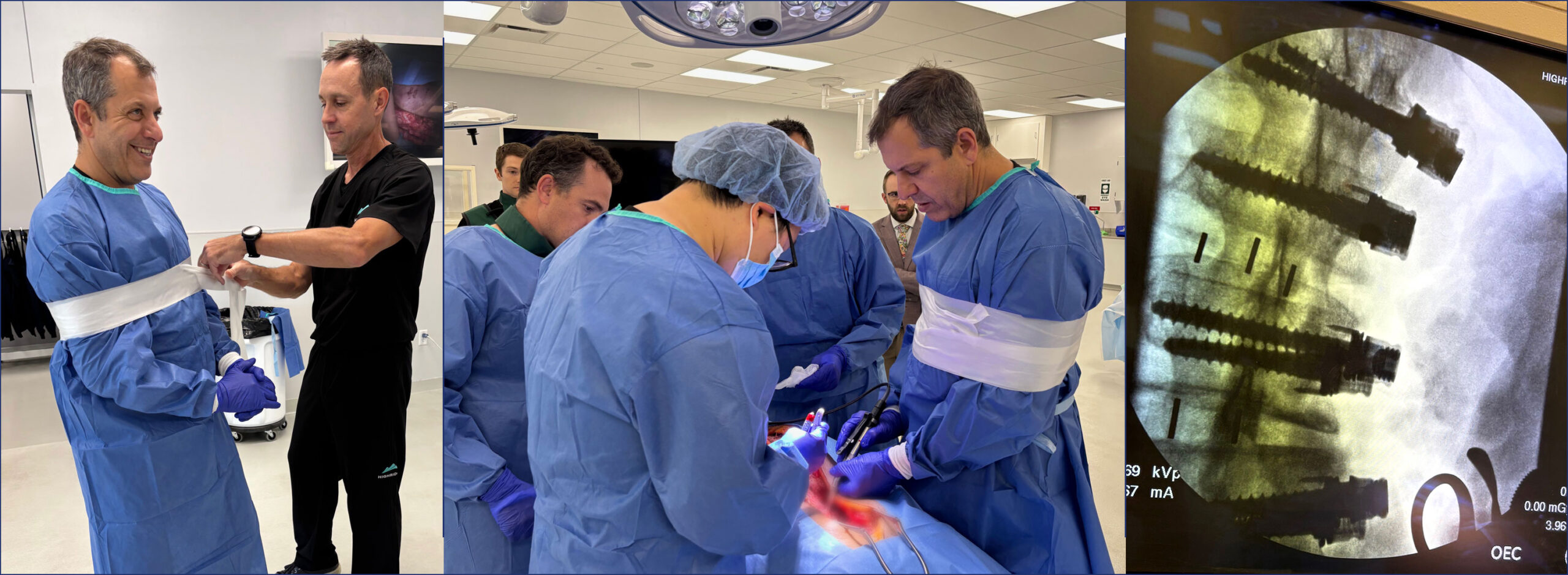 Dr. Vitale tests Highridge Medical instruments