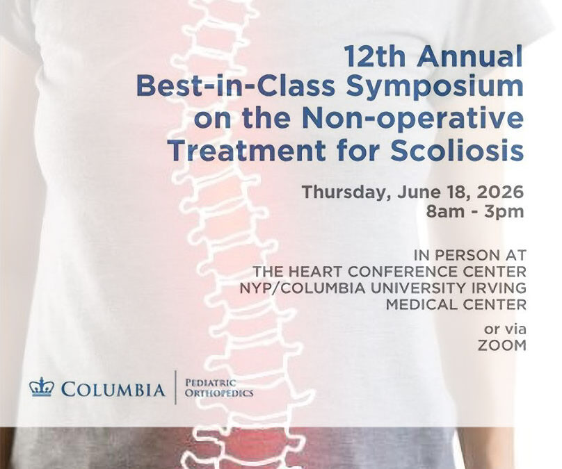 12th Annual Pediatric Spine Symposium: Best in Class Non-Operative Care!